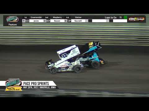 Knoxville Raceway Highlights / Pro Sprints / May 28, 2022 - dirt track racing video image
