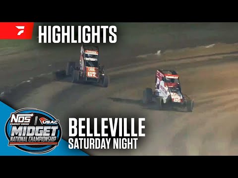 𝑯𝑰𝑮𝑯𝑳𝑰𝑮𝑯𝑻𝑺: USAC NOS Energy Drink National Midgets | Belleville Short Track | May 18, 2024 - dirt track racing video image