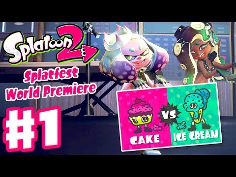Splatoon 2 Splatfest World Premiere! - Gameplay Part 1 - Cake vs. Ice Cream! (Nintendo Switch) - UCzNhowpzT4AwyIW7Unk_B5Q