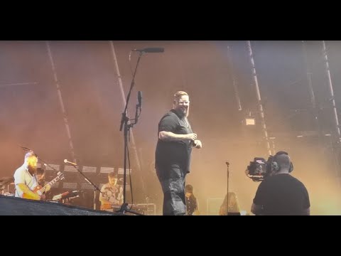 Rag N Bone man sings evocative Hideaway in Bedford Sat 5th July '25