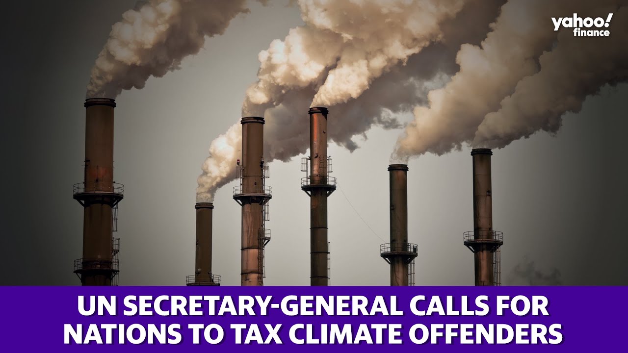 Pollution tax proposed by UN Secretary-General