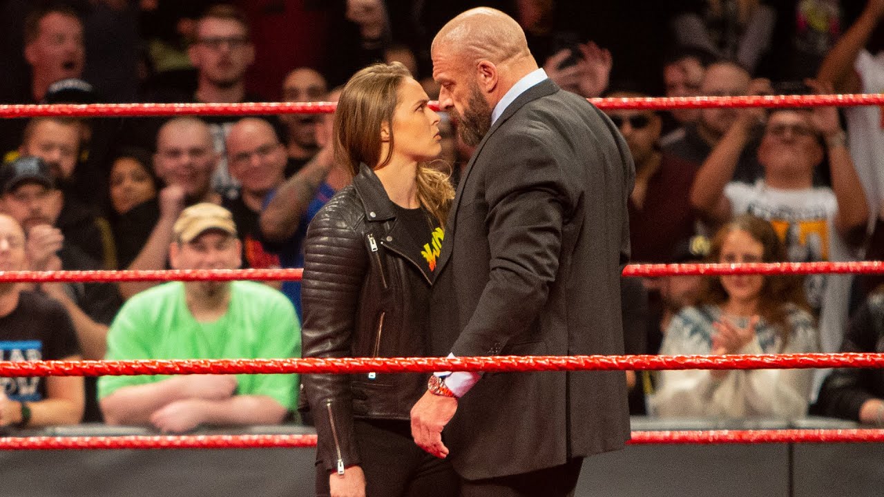 Ronda Rousey slams Triple H through table: WWE Elimination Chamber 2018