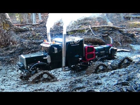 RC ADVENTURES - Muddy Tracked Semi-Truck 6X6X6 HD OVERKiLL & 4X4 "BEAST" MT on the Trail - UCxcjVHL-2o3D6Q9esu05a1Q