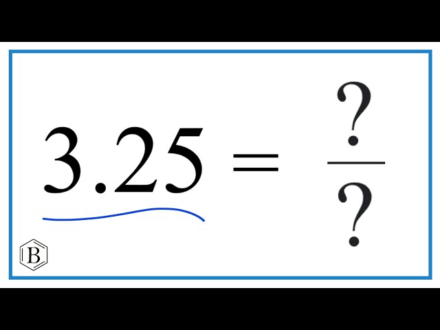 what-is-3-25-as-a-fraction-stuffsure