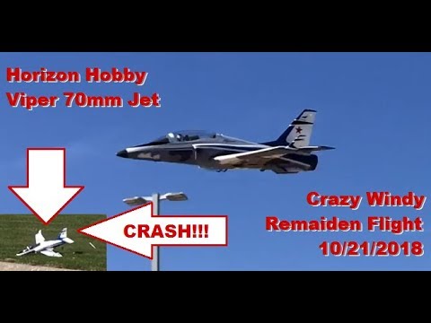 Horizon Hobby - Viper 70mm Jet - Crazy Windy Remaiden Flight - 10/21/2018 - UCVumEMd8O4mN1VwOPwVcLuA