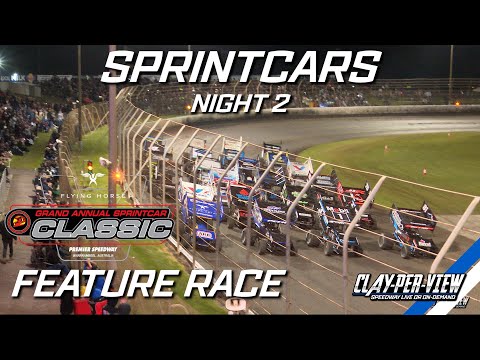Sprintcars | Grand Annual Sprintcar Classic (Night 2) - Warrnambool - 20th Jan 2024 | Clay-Per-View - dirt track racing video image