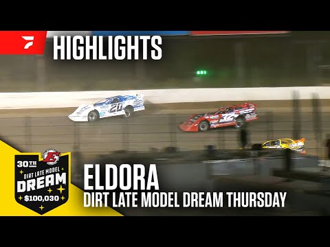 Thursday Prelim | Dirt Late Model Dream at Eldora Speedway 6/6/24 | Highlights - dirt track racing video image