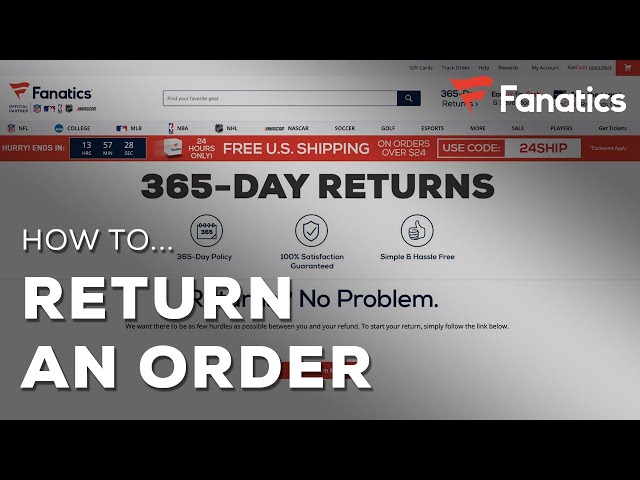 How to Cancel Your NFL Shop Order