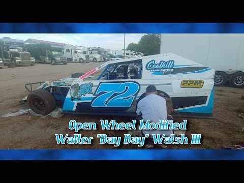 In Car Cam Walter Walsh III @ 411 Motor Speedway Oct  11, 2022 - dirt track racing video image