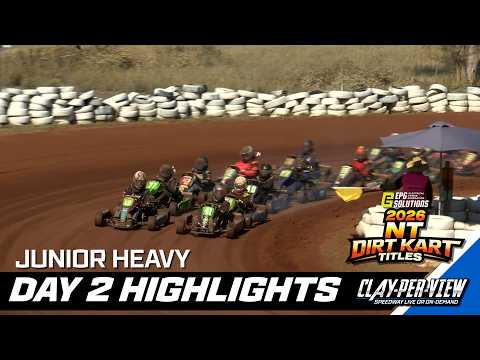 Junior Heavy | NT Dirt Kart Title 2026 (Day 2) - Alice Springs - 18th Jul 2026 | Clay-Per-View - dirt track racing video image