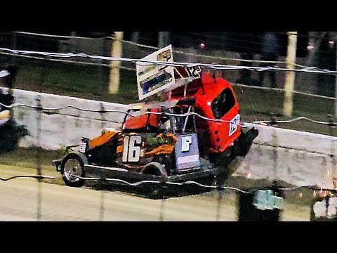 Meeanee Speedway - Ministocks - 27/12/23 - dirt track racing video image