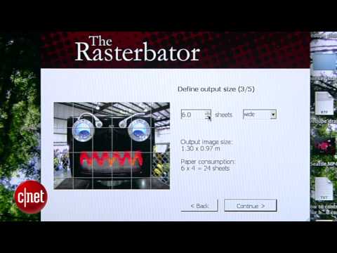 CNET How To - Print large posters on a regular printer - UCOmcA3f_RrH6b9NmcNa4tdg