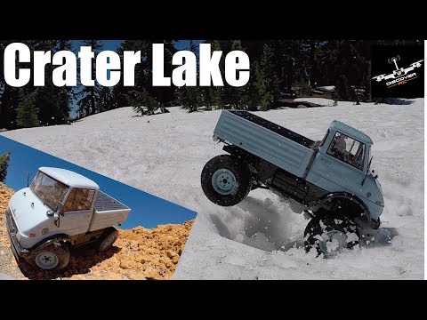 Snow in July. The Mog drives up to Crater Lake. - UCKqpeIILaupg-SvrIstn-yA