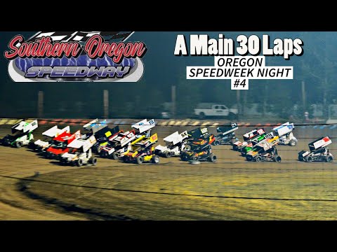 WESTERN SPRINT TOUR OREGON SPEEDWEEK NIGHT 4 | A Main | SOUTHERN OREGON SPEEDWAY - dirt track racing video image