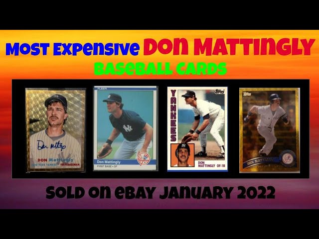 Don Mattingly Baseball Card Worth?