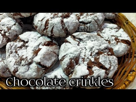 Chocolate Crinkles ( mUra na Masarap pa