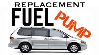 99 - 10 Honda Odyssey Fuel Pump Replacement Removal - Fuel Pump Relay - Bundys Garage