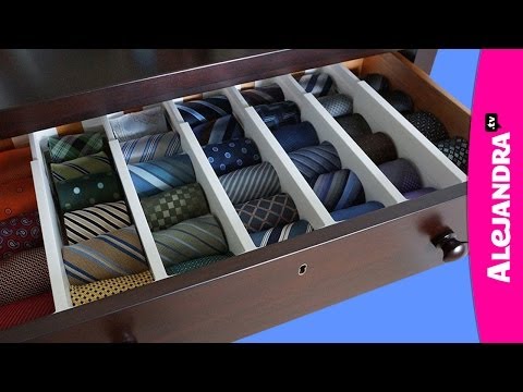 How to Organize Ties - UCcvu0uB6SzugED_5FEC7Z0Q