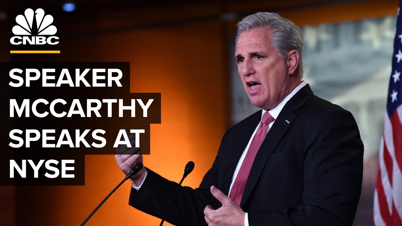 LIVE: Speaker Kevin McCarthy delivers remarks about the U.S. economy at the NYSE — 04/17/23