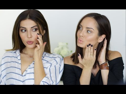 No Brushes Makeup Challenge! \\ Get Ready with Us feat. SimplySona! - UCLFW3EKD2My9swWH4eTLaYw