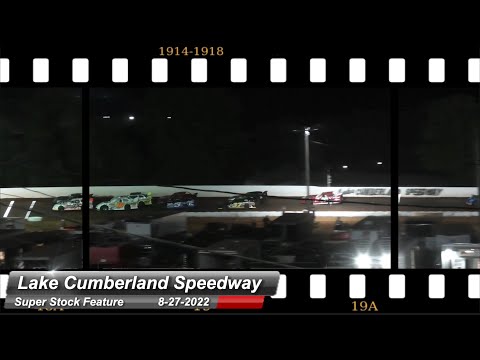 Lake Cumberland Speedway - Super Stock Feature - 8/27/2022 - dirt track racing video image