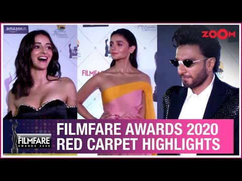 Video - Bollywood - Filmfare Awards 2020 Red Carpet Highlights | Ranveer Singh, Alia Bhatt UNCUT Interviews #India