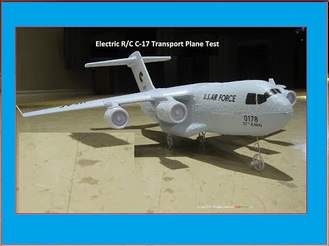 Is the electric C-17 transport airplane a good bang for the Buck? Build and test flight - UCvPYY0HFGNha0BEY9up4xXw