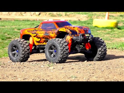 RC ADVENTURES - SiCKEST Monster Truck Body I've EVER SEEN! Unboxing a Double Flame Traxxas X-MAXX MT - UCxcjVHL-2o3D6Q9esu05a1Q