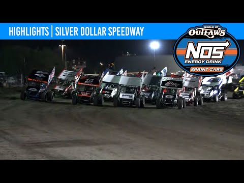 World of Outlaws NOS Energy Drink Sprint Cars Silver Dollar Speedway September 9, 2022 | HIGHLIGHTS - dirt track racing video image