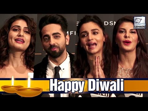 WATCH #Bollywood Actors WISH HAPPY DIWALI To Their Fans | Alia, Ayushmann, Jacqueline, Kartik Aaryan #India #Diwali #Greeting