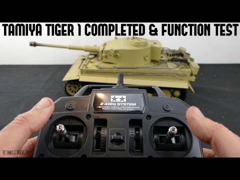 TAMIYA 1/16 TIGER 1 RC Tank BOVINGTON TIGER Build Series - Completed & Tank Functions - UC1JRbSw-V1TgKF6JPovFfpA