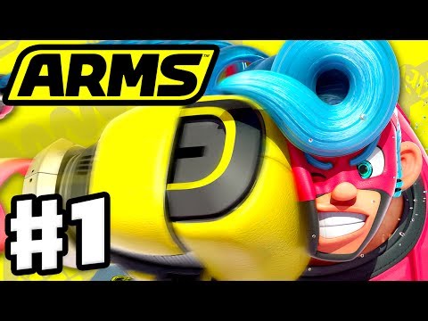 ARMS - Gameplay Walkthrough Part 1 - Spring Man Grand Prix! (Nintendo Switch) - UCzNhowpzT4AwyIW7Unk_B5Q