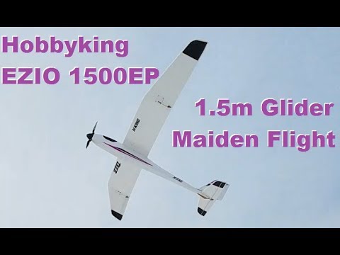 Hobbyking - EZIO 1.5m - Maiden Flight - UCVumEMd8O4mN1VwOPwVcLuA