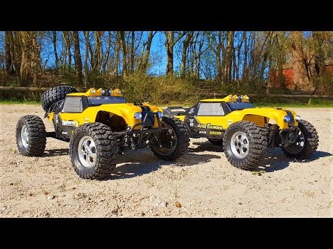 HBX 12891 Dune Thunder vs HBX 12889 Thruster! RCs, Dirt, Dust, Sun and Fun! HBX from Gearbest! - UCHcR-O2hVrKGKRYvN1KUjOg