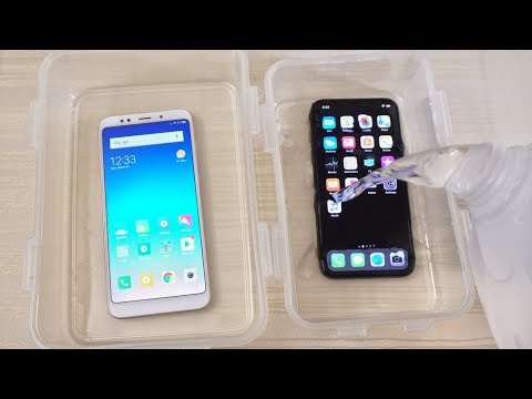 Xiaomi Redmi 5 Plus vs iPhone X - WATER Test! - UCgRLAmjU1y-Z2gzOEijkLMA