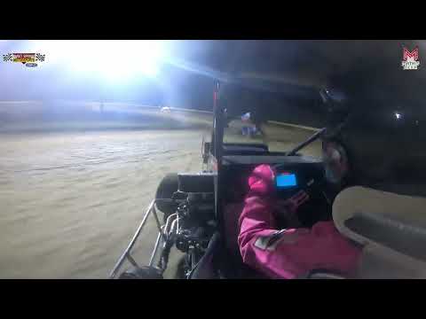 #49 Abbigale Johnson - Restricted Micro - 6-17-2023 Sweet Springs Motorsports Complex-In Car Camera - dirt track racing video image