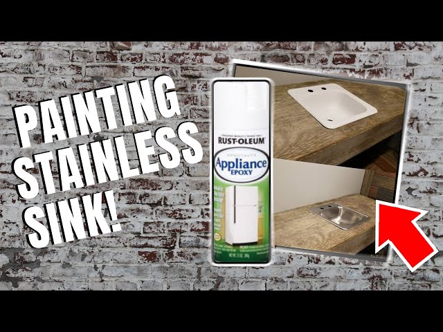 can you paint stainless steel kitchen sink