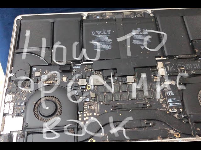 How To Open Macbook Pro Without Screwdriver?
