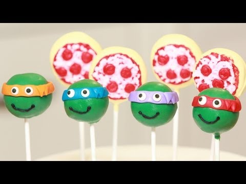 TEENAGE MUTANT NINJA TURTLES CAKE POPS - NERDY NUMMIES - UCjwmbv6NE4mOh8Z8VhPUx1Q