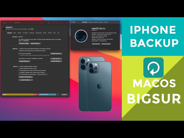 How To Backup Iphone To Macbook Air Big Sur