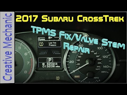 En la Subaru Crosstrek, ¿cómo se reinicia la luz de advertencia de los neumáticos?
