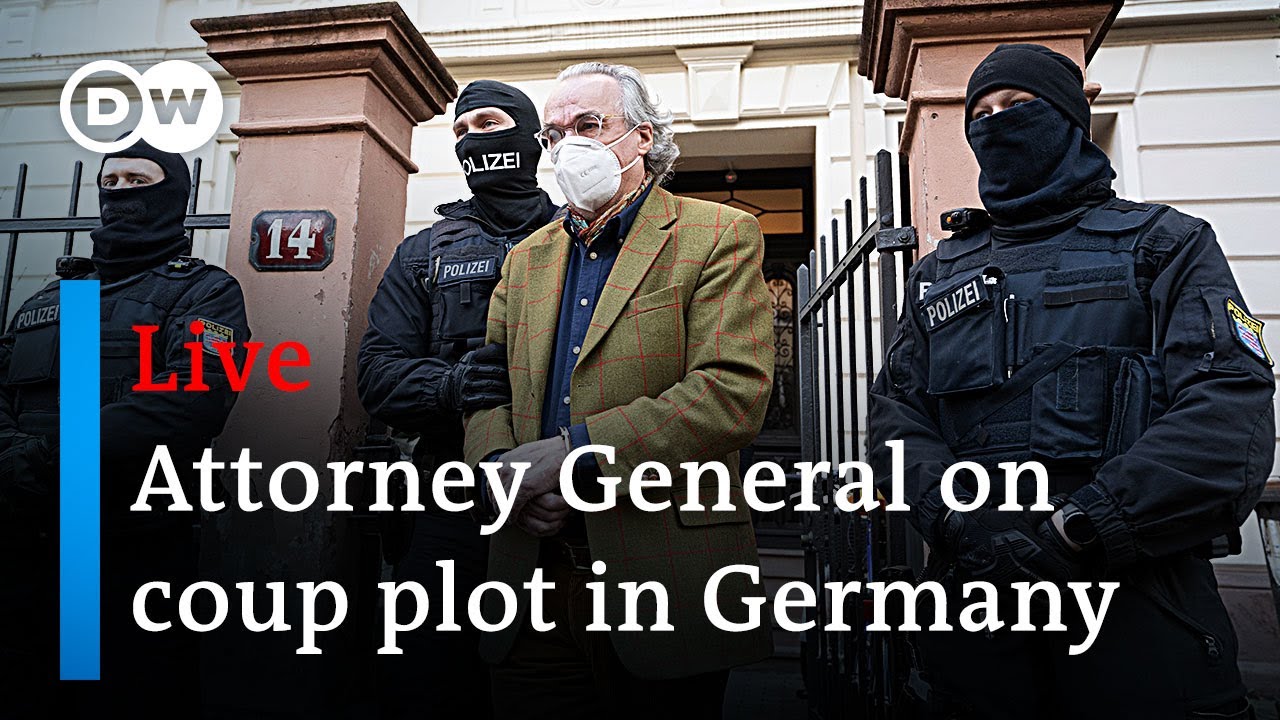 Live: Germany’s Attorney General statement on far-right plot to overthrow state | DW News