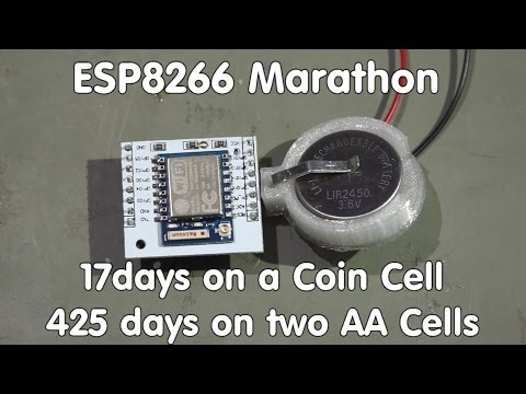 #58 ESP8266 Sensor runs 17 days on a coin cell/transmits data to sparkfun.com and ubidots.com - UCu7_D0o48KbfhpEohoP7YSQ