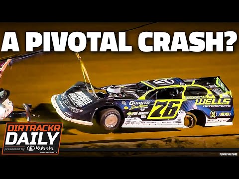 One Wells Infinity driver is red hot, the other hasn't been the same since this moment - dirt track racing video image