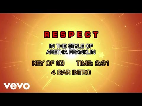 Aretha Franklin - Respect (Karaoke) - UCQHthJbbEt6osR39NsST13g