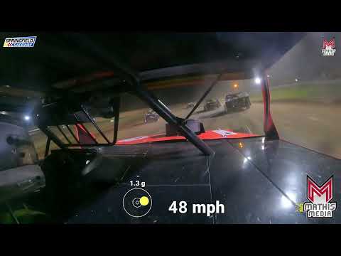 #5L Kenny Nutter - B-Mod - 6-1-2024 Springfield Raceway - In Car Camera - dirt track racing video image