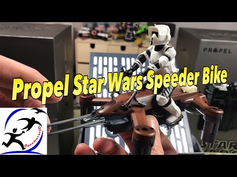 Propel Star Wars Speeder Bike Drone Unboxing and first flights - UCzuKp01-3GrlkohHo664aoA