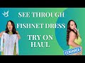 TRANSPARENT Dresses TRY ON Haul with Mirror View!  Jean Marie Try On