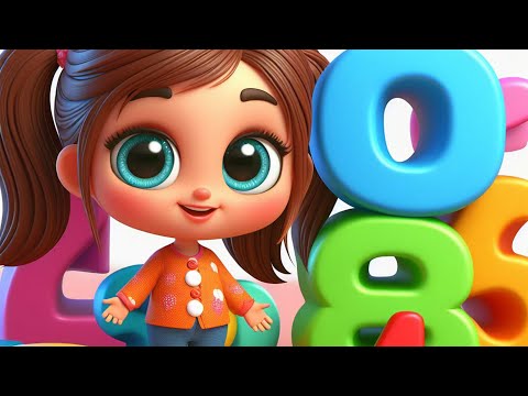 Kleines Mädchen lernt zählen (30 MIN) - Kinderlieder