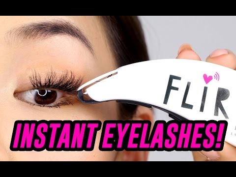 INSTANT EYELASH DEVICE! DOES IT WORK?  TINA TRIES IT - UC0ng0jJflTuJBBH5DGvr1Pw